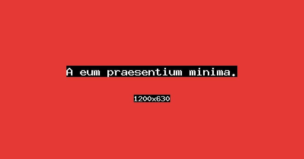 A eum praesentium minima.