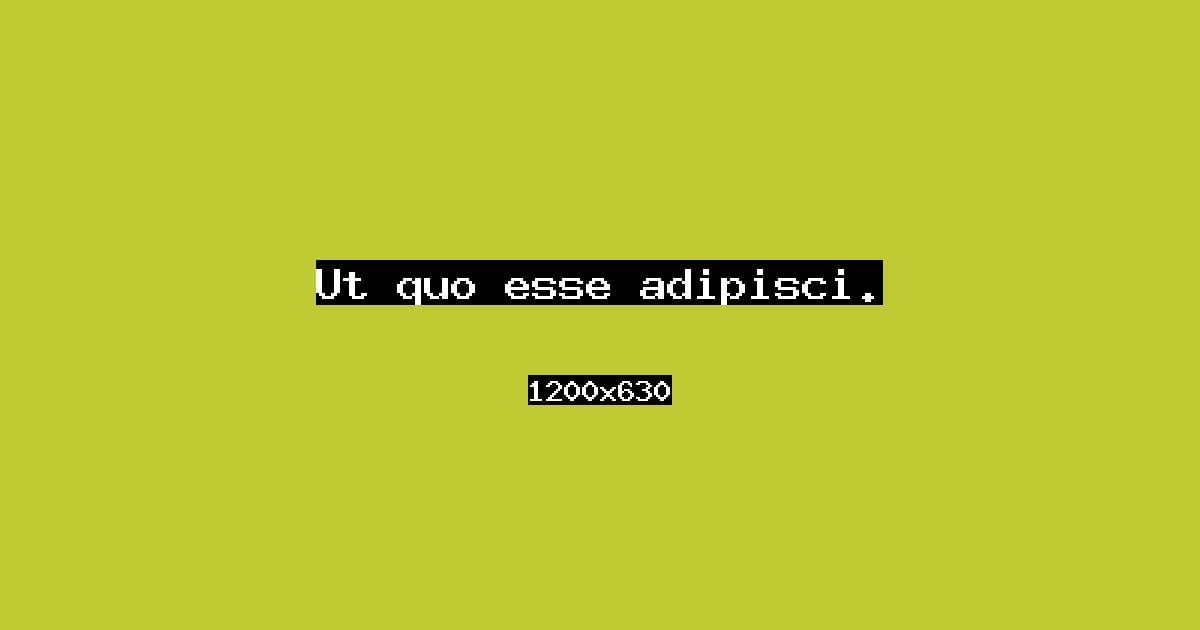 Ut quo esse adipisci.