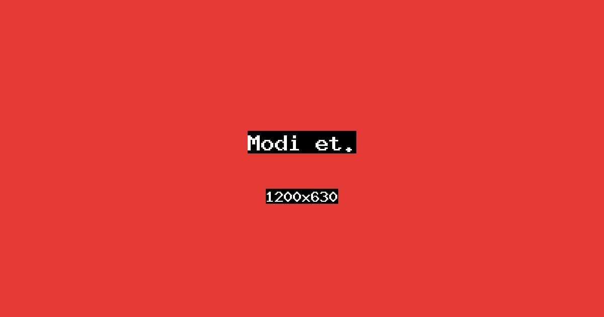 Modi et.