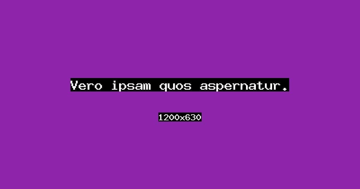 Vero ipsam quos aspernatur.