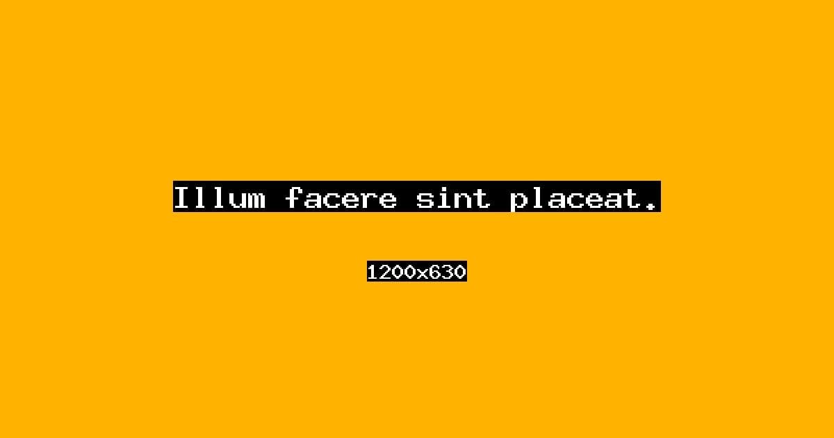 Illum facere sint placeat.