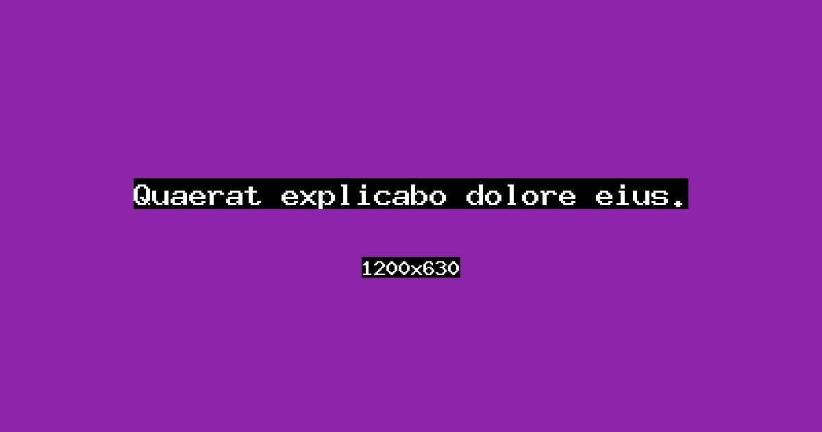 Quaerat explicabo dolore eius.