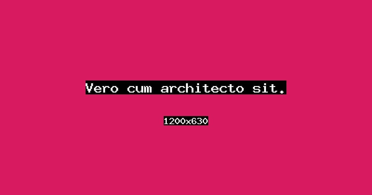 Vero cum architecto sit.
