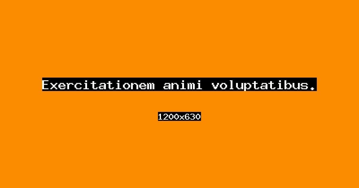 Exercitationem animi voluptatibus.