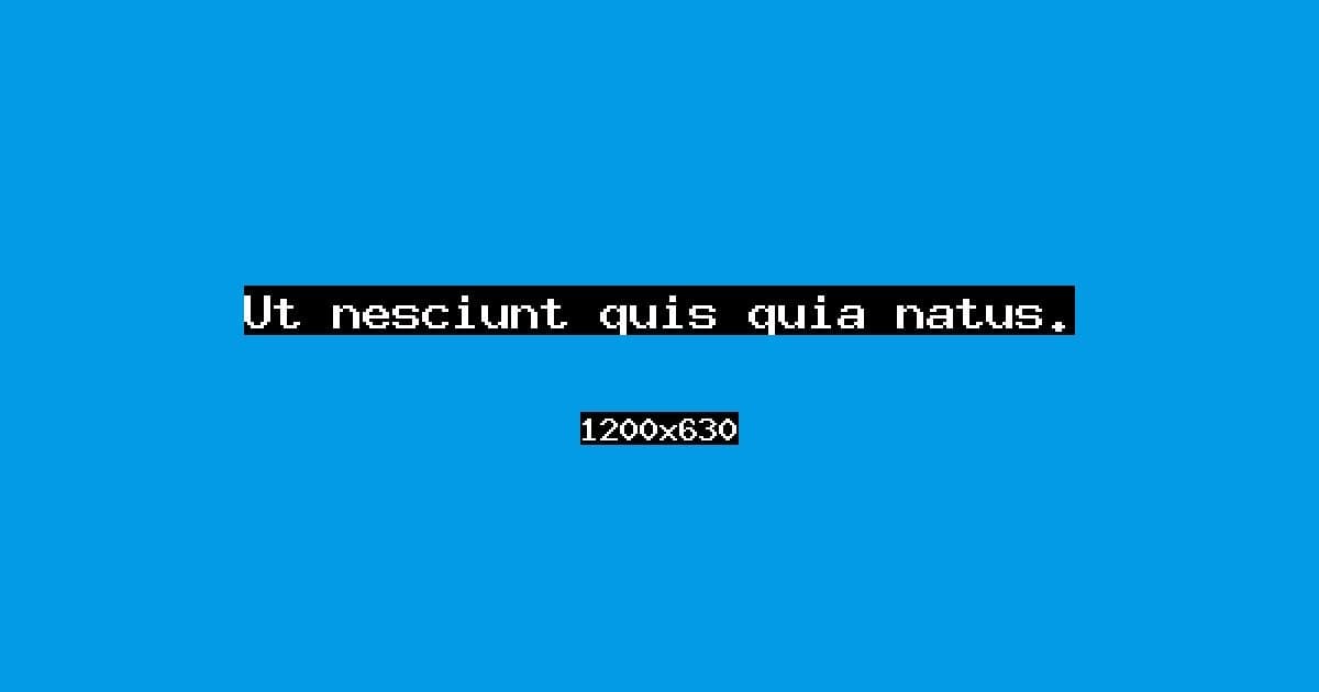 Ut nesciunt quis quia natus.