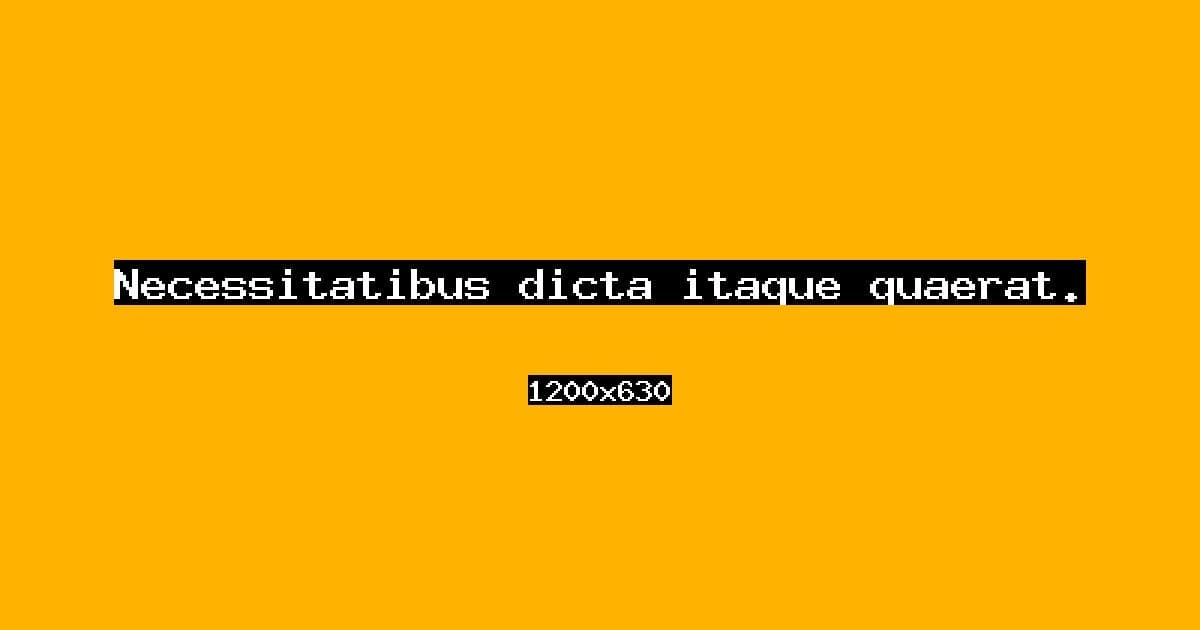 Necessitatibus dicta itaque quaerat.